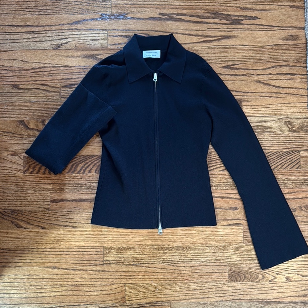 Black Zip-Up Women's Jacket